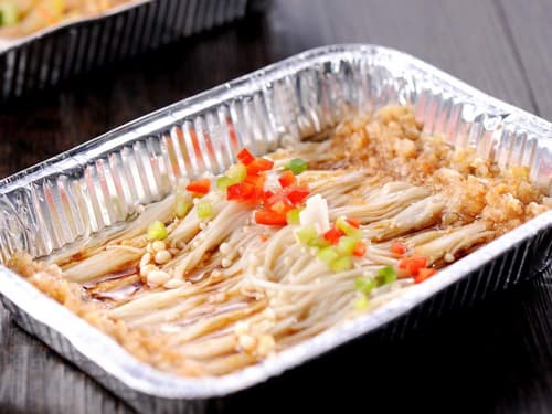 海拉尔锡纸烤金针菇
